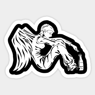 White angel Sticker